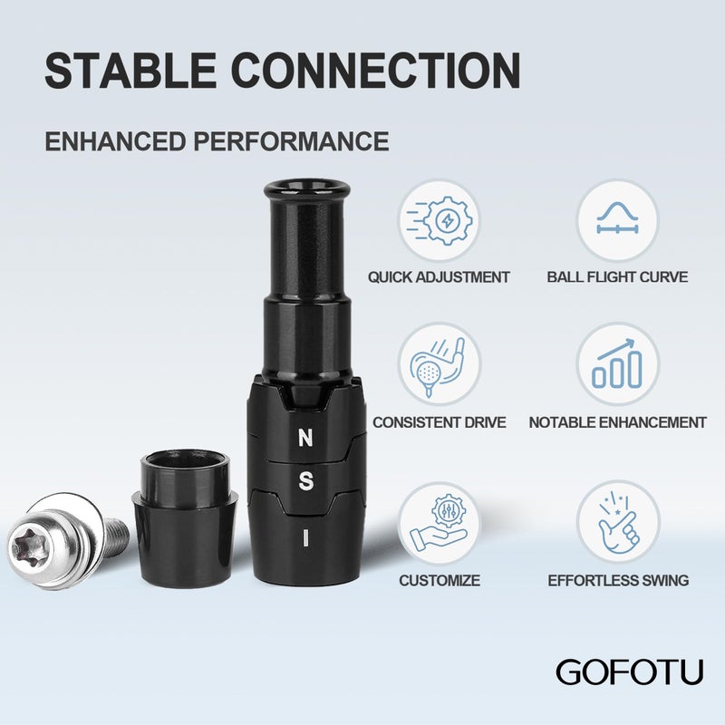 Gofotu Golf .335 Golf Adapter Sleeve Shaft Compatible with Callaway Elyte, Ai Smoke Series Drivers, Paradym, Epic, Rogue ST, Great Big Bertha, MAVRIK Series,16/815/814 XR Drivers - Image 5